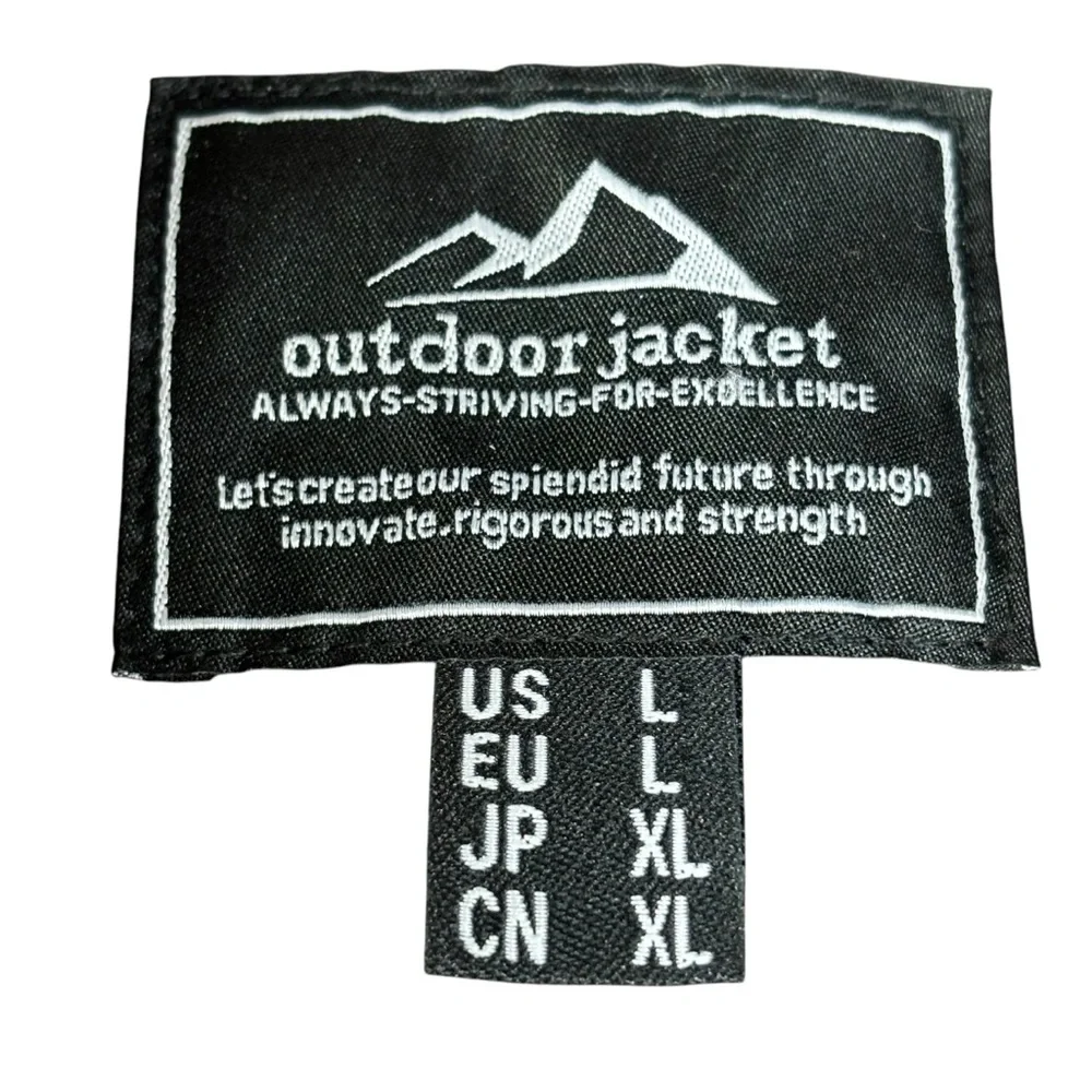 Outdoor Jacket Brand Brown Pilot Bomber Jacket Orange Quilted Lining Size Large